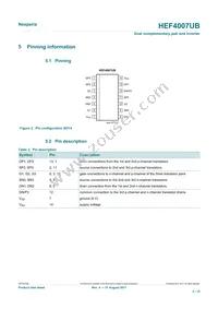 HEF4007UBP Datasheet Page 2