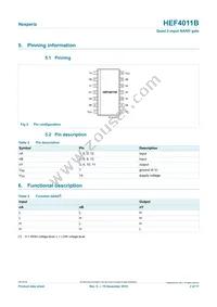 HEF4011BP Datasheet Page 2
