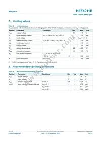 HEF4011BP Datasheet Page 3