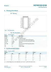 HEF4013BP-Q100U Datasheet Page 4