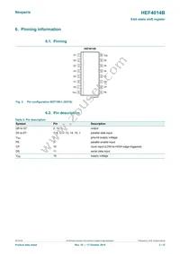 HEF4014BP Datasheet Page 3