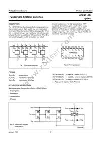 HEF4016BP Datasheet Page 3