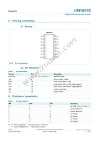 HEF4017BP Datasheet Page 4