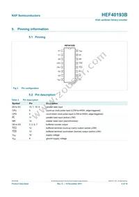 HEF40193BP Datasheet Page 4