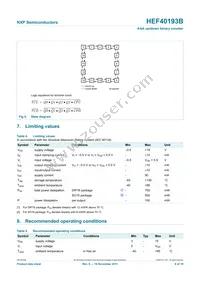 HEF40193BP Datasheet Page 6