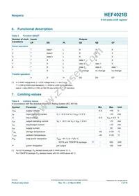 HEF4021BP Datasheet Page 4