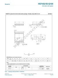 HEF4021BP-Q100U Datasheet Page 11