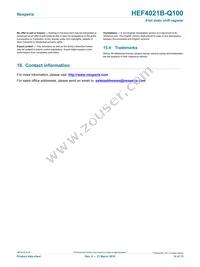 HEF4021BP-Q100U Datasheet Page 14