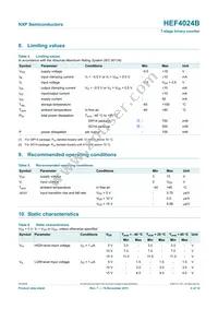 HEF4024BP Datasheet Page 4