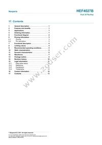 HEF4027BP Datasheet Page 13