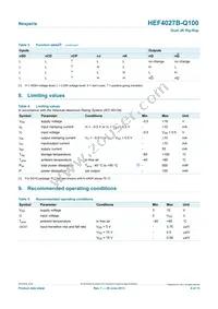 HEF4027BT-Q100J Datasheet Page 4
