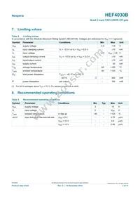 HEF4030BP Datasheet Page 3