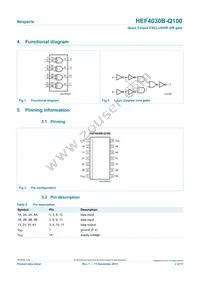 HEF4030BT-Q100J Datasheet Page 2