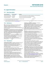 HEF4030BT-Q100J Datasheet Page 9
