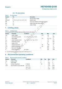 HEF4040BT-Q100J Datasheet Page 4