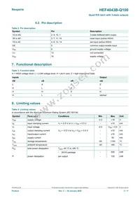 HEF4043BT-Q100J Datasheet Page 3