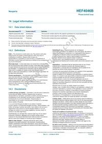 HEF4046BT Datasheet Page 17