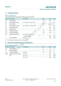 HEF4047BP Datasheet Page 5