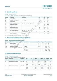 HEF4049BP Datasheet Page 4