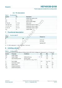 HEF4053BTT-Q100J Datasheet Page 4
