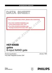 HEF4068BT Datasheet Cover