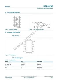 HEF4070BP Datasheet Page 2