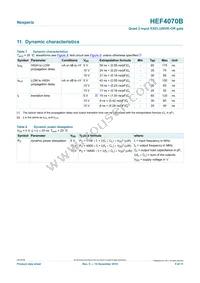 HEF4070BP Datasheet Page 5