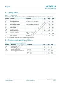 HEF4082BP Datasheet Page 3