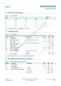 HEF4082BT-Q100J Datasheet Page 3