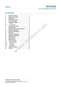 HEF4093BT/AUJ Datasheet Page 14