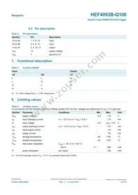 HEF4093BT-Q100 Datasheet Page 3