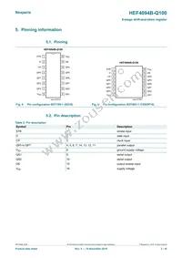 HEF4094BTT-Q100J Datasheet Page 3
