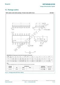 HEF4094BTT-Q100J Datasheet Page 12