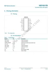 HEF4517BP Datasheet Page 4