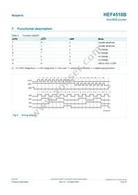 HEF4518BP Datasheet Page 4