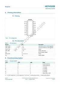 HEF4520BP Datasheet Page 3