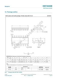 HEF4520BP Datasheet Page 9