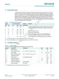 HEF4521BP Datasheet Page 5