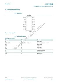 HEF4794BP Datasheet Page 3