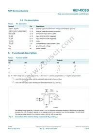 HEF4938BT Datasheet Page 4