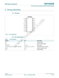 HEF4952BT Datasheet Page 4