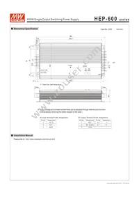 HEP-600-15 Datasheet Page 4