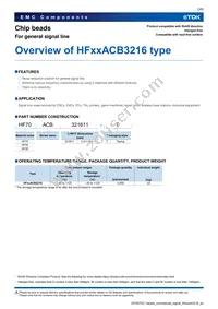 HF30ACB321611-T Datasheet Page 3