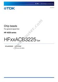 HF50ACB322513-T Datasheet Cover