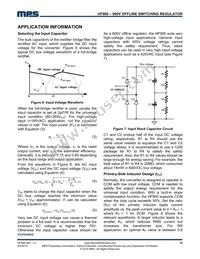 HF900GS Datasheet Page 16