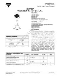 HFA04TB60STRR Datasheet Cover