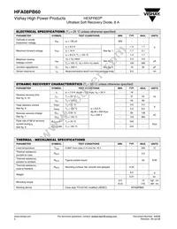 HFA08PB60 Datasheet Page 2