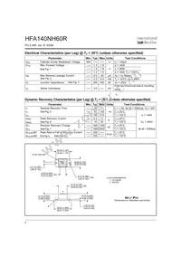 HFA140NH60R Datasheet Page 2