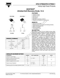 HFA15TB60-1 Datasheet Cover