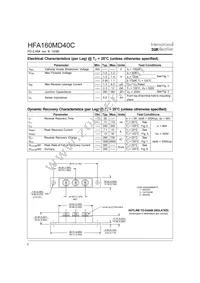 HFA160MD40C Datasheet Page 2